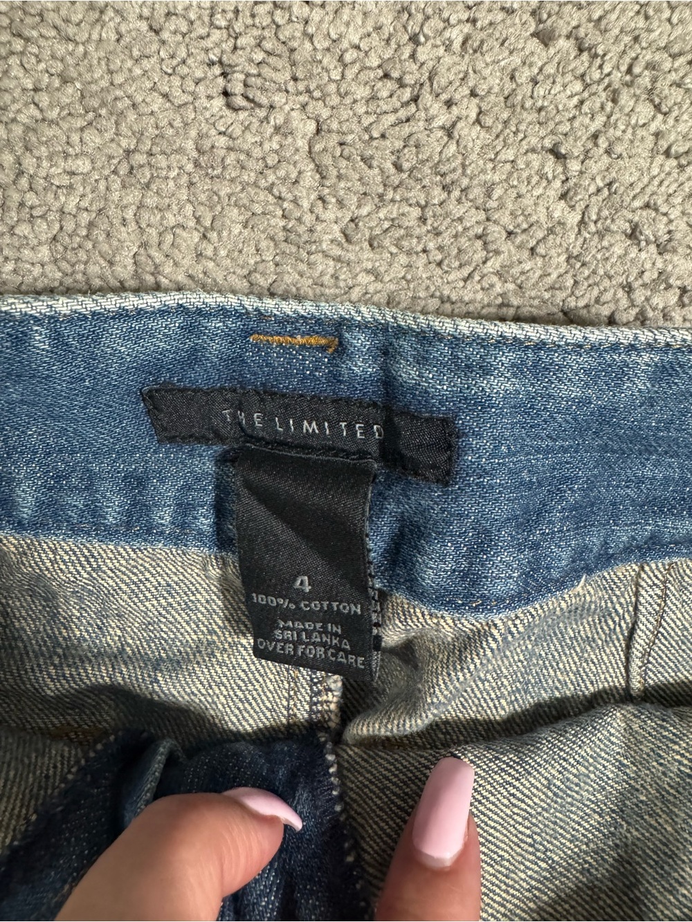 The Limited Light Blue Denim Jean Skirt size 4